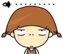 I am a little girl. sticker #8638853