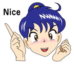 Ninja Girl Wars - Body Language II - sticker #8639100