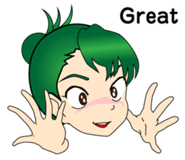 Ninja Girl Wars - Body Language II - sticker #8639101