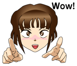 Ninja Girl Wars - Body Language II - sticker #8639107