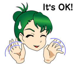 Ninja Girl Wars - Body Language II - sticker #8639112