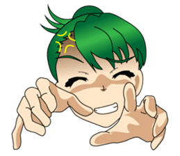 Ninja Girl Wars - Body Language II - sticker #8639125