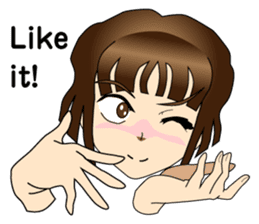 Ninja Girl Wars - Body Language II - sticker #8639132