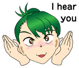 Ninja Girl Wars - Body Language II - sticker #8639133