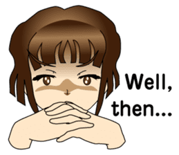 Ninja Girl Wars - Body Language II - sticker #8639134