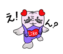 Kamonomane and Friends sticker #8639475