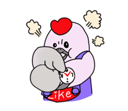 Kamonomane and Friends sticker #8639476