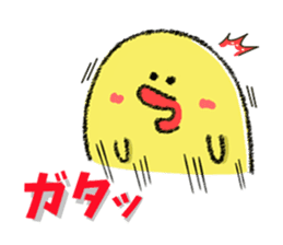 Hiroshima Chicks Crayon(Do not listen) sticker #8639828