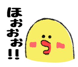 Hiroshima Chicks Crayon(Do not listen) sticker #8639831