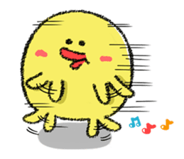 Hiroshima Chicks Crayon(Do not listen) sticker #8639834