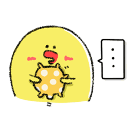 Hiroshima Chicks Crayon(Do not listen) sticker #8639835