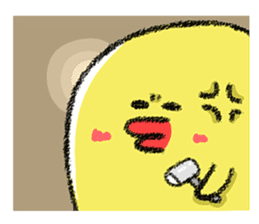 Hiroshima Chicks Crayon(Do not listen) sticker #8639837