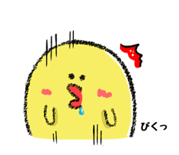 Hiroshima Chicks Crayon(Do not listen) sticker #8639838