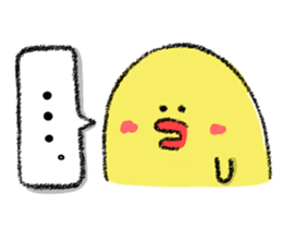 Hiroshima Chicks Crayon(Do not listen) sticker #8639839