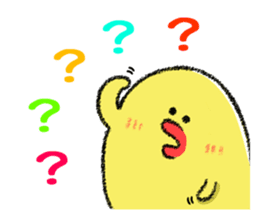 Hiroshima Chicks Crayon(Do not listen) sticker #8639846