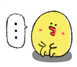 Hiroshima Chicks Crayon(Do not listen) sticker #8639850