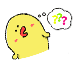 Hiroshima Chicks Crayon(Do not listen) sticker #8639852