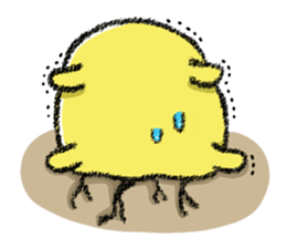 Hiroshima Chicks Crayon(Do not listen) sticker #8639853