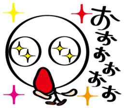 Always cheerful Stick human ver9 sticker #8640276