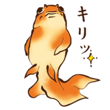 UKIYOE goldfish sticker #8640507