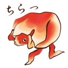 UKIYOE goldfish sticker #8640508