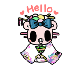 Cute faily pig 3 sticker #8640844