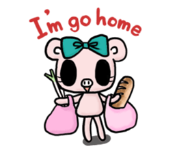 Cute faily pig 3 sticker #8640859