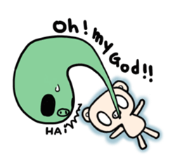 Cute faily pig 3 sticker #8640876