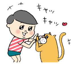 pig cat&me ver.2 sticker #8641597