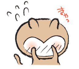 Hypothermia cat DAIFUKU-SAN (winter) sticker #8642589