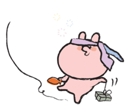 Hypothermia cat DAIFUKU-SAN (winter) sticker #8642614