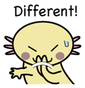 Golden Axolotl English version sticker #8643507
