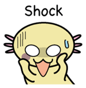 Golden Axolotl English version sticker #8643514