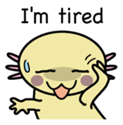Golden Axolotl English version sticker #8643515