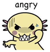 Golden Axolotl English version sticker #8643517