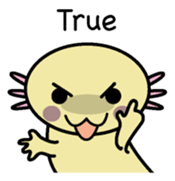 Golden Axolotl English version sticker #8643520