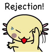 Golden Axolotl English version sticker #8643523