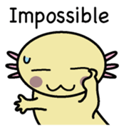 Golden Axolotl English version sticker #8643524