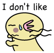 Golden Axolotl English version sticker #8643528