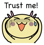 Golden Axolotl English version sticker #8643530