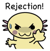 Golden Axolotl English version sticker #8643534