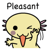 Golden Axolotl English version sticker #8643539