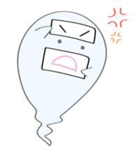 The ghost named Mon-chan sticker #8643591