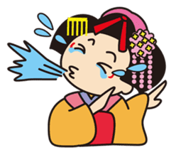 Mischievous series [MAIKO] Kyoto Japan sticker #8644350
