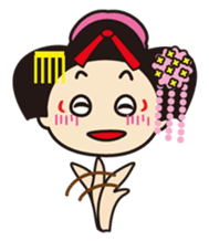 Mischievous series [MAIKO] Kyoto Japan sticker #8644379