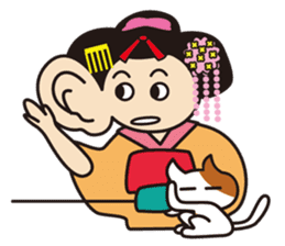 Mischievous series [MAIKO] Kyoto Japan sticker #8644385