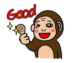 Monkeys sticker. I'm Monchi. sticker #8644435