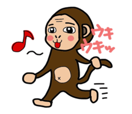Monkeys sticker. I'm Monchi. sticker #8644440