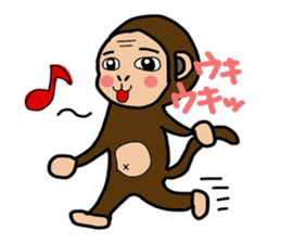 Monkeys sticker. I'm Monchi. sticker #8644440