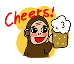 Monkeys sticker. I'm Monchi. sticker #8644447